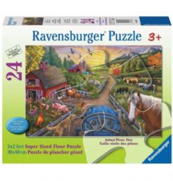 RAVENSBURGER CASSE-TÊTE DE PLANCHER 24 PIÈCES - MA PREMIÈRE FERME #03076